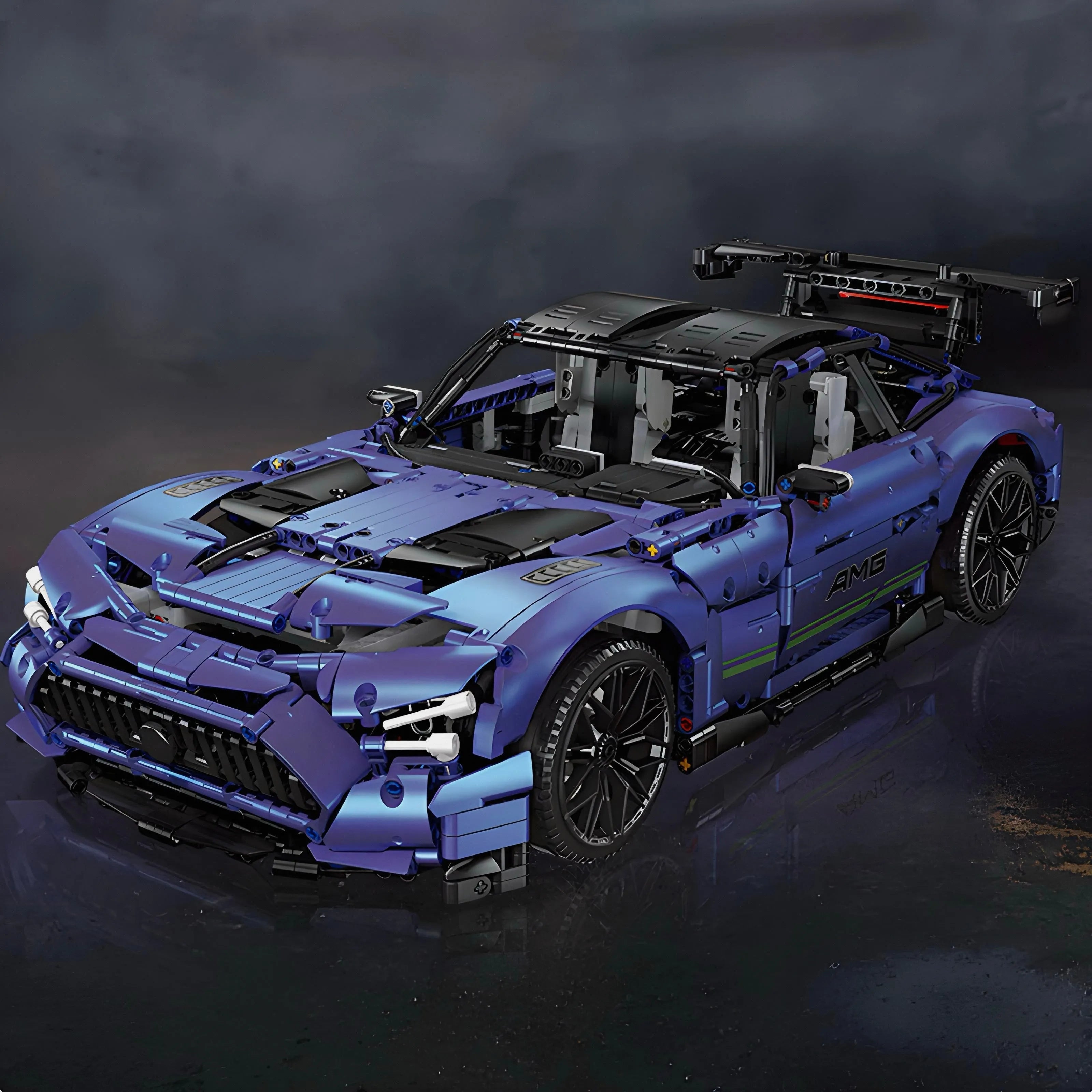 BLEU SATINÉ AMG GTR | 2887PCS