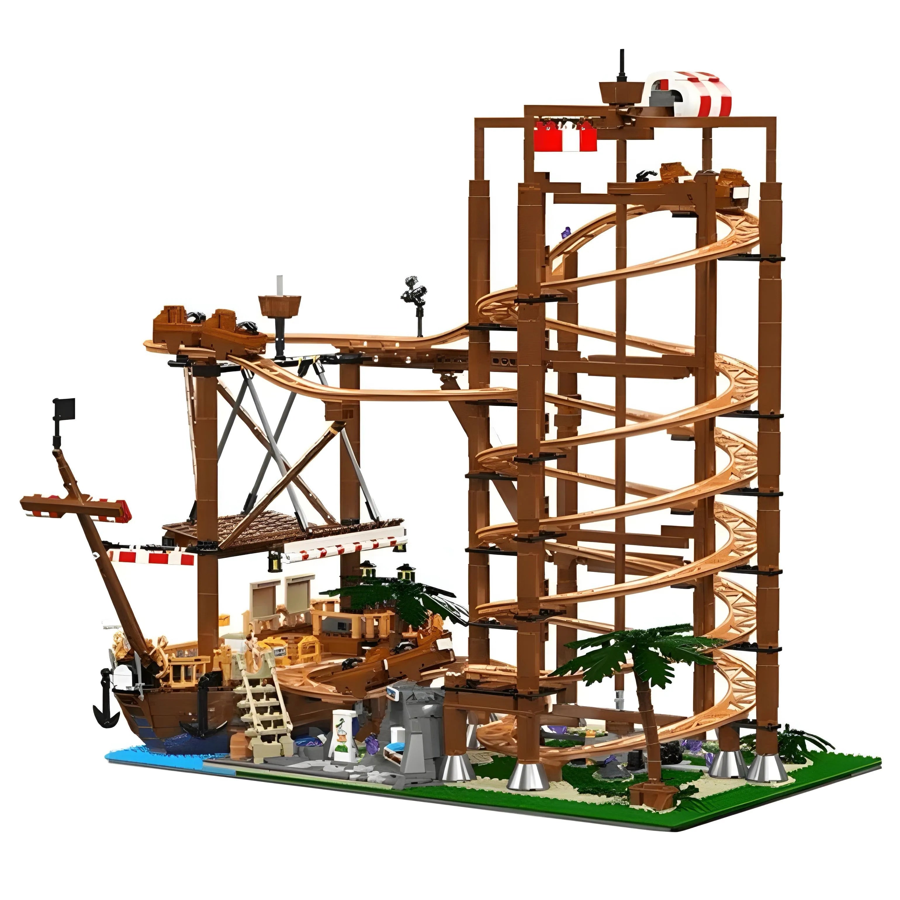 THE PIRATE ROLLER COASTER | 2173PCS