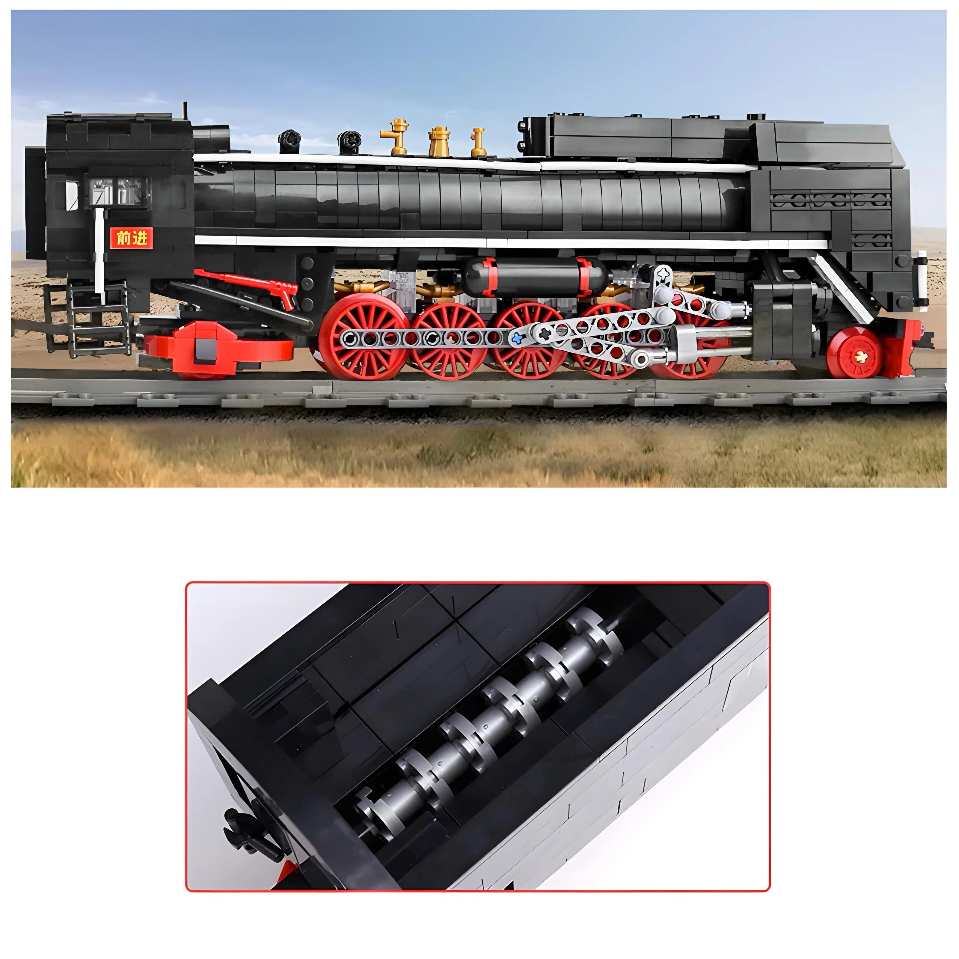 REMOTE CONTROLLED STEAM TRAIN | 1552PCS