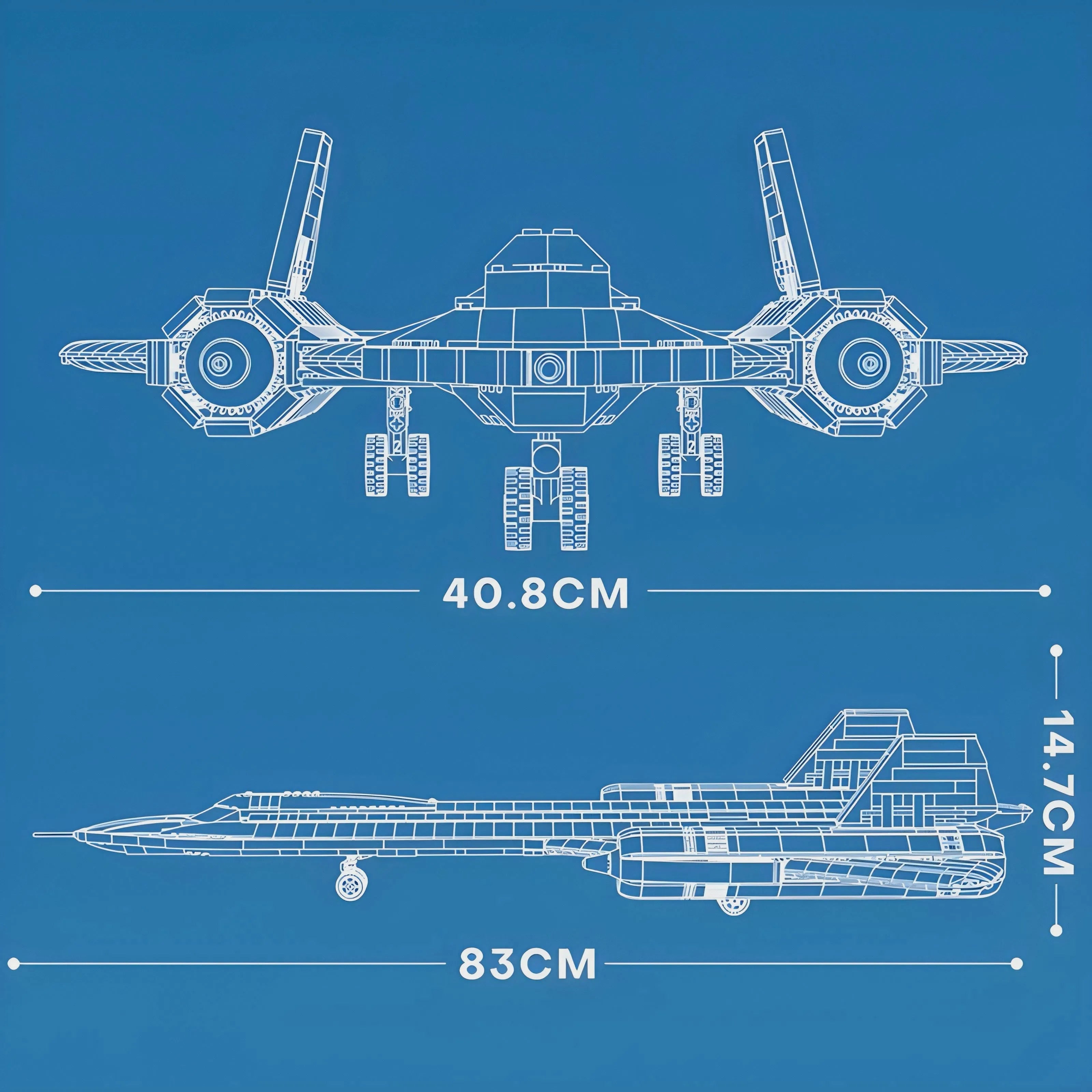 SR-71 BLACKBIRD | 1776 STÜCK