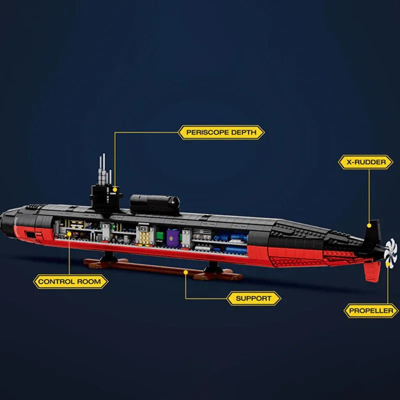 MILITÄRISCHES U-BOOT DER LOS ANGELES-KLASSE SSN | 2987 STK