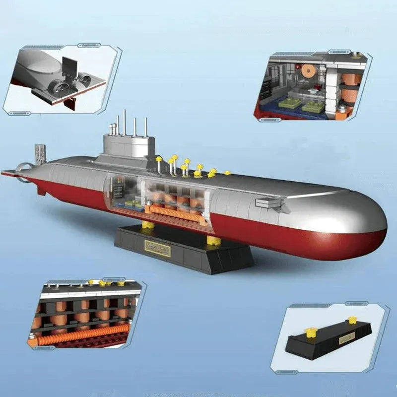 SOUS-MARIN NUCLÉAIRE TYPE 9411 | 1104 PIÈCES 