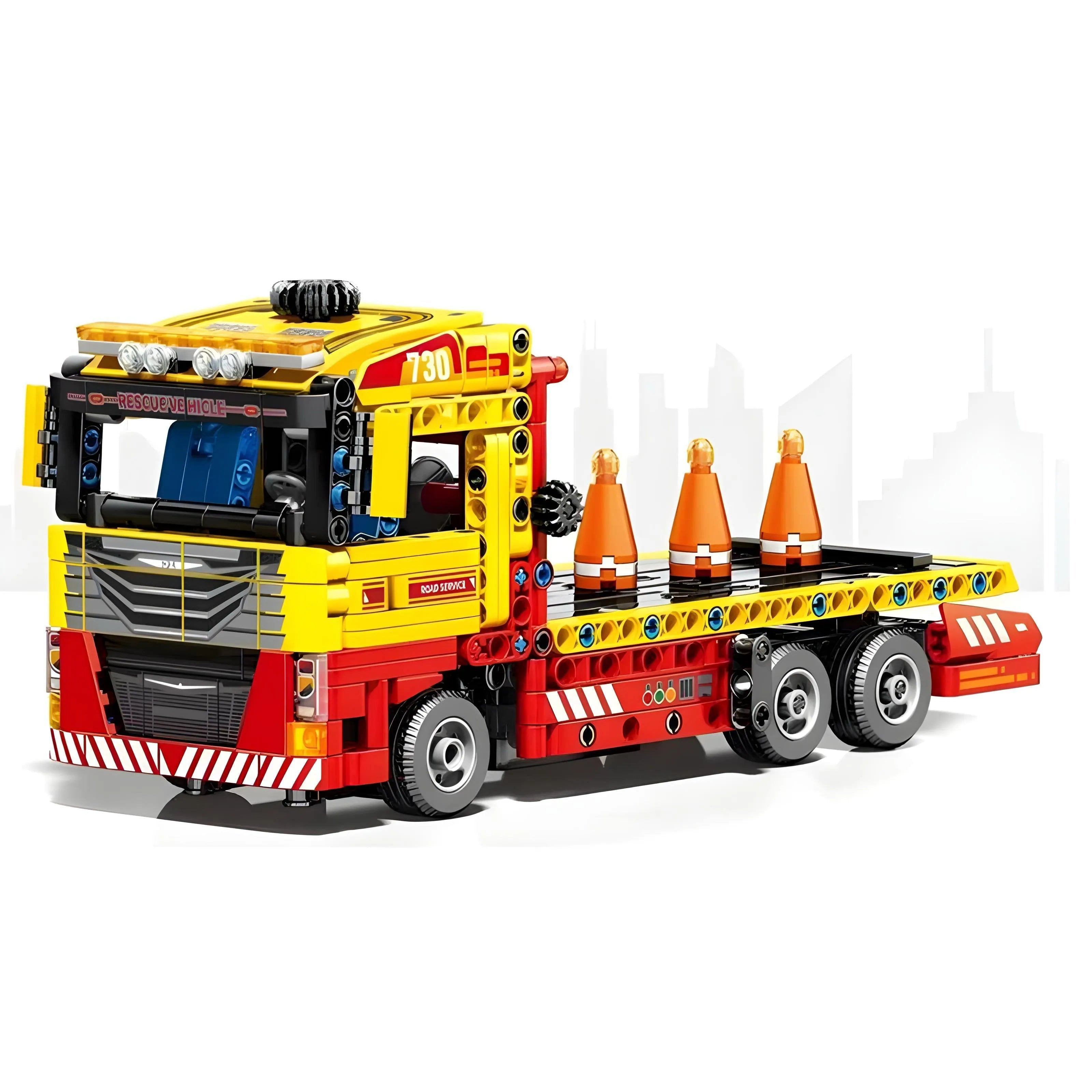 REMOTE CONTROLLED FLATBED TOW TRUCK | 784PCS