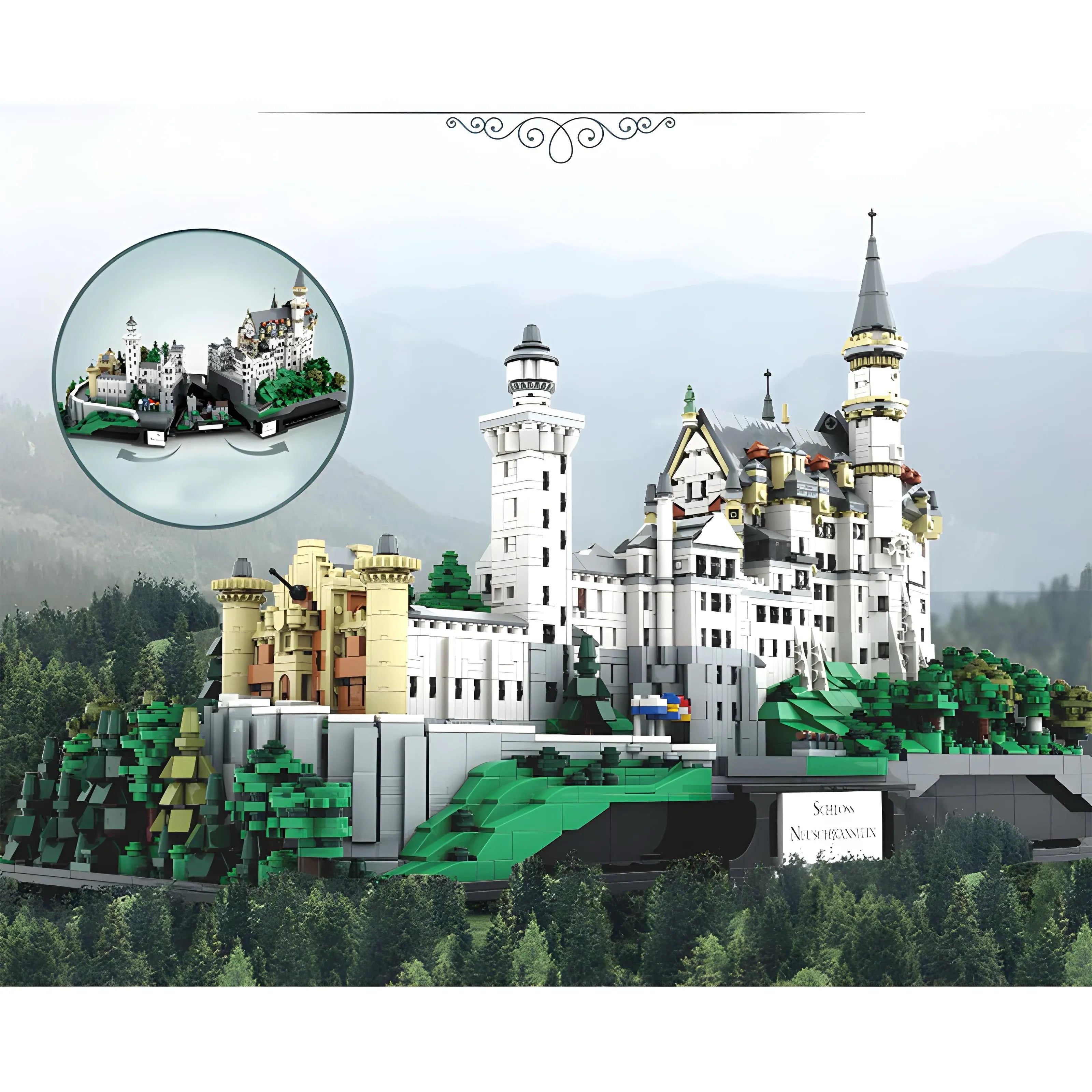 NEUSCHWANSTEIN CASTLE | 7438PCS