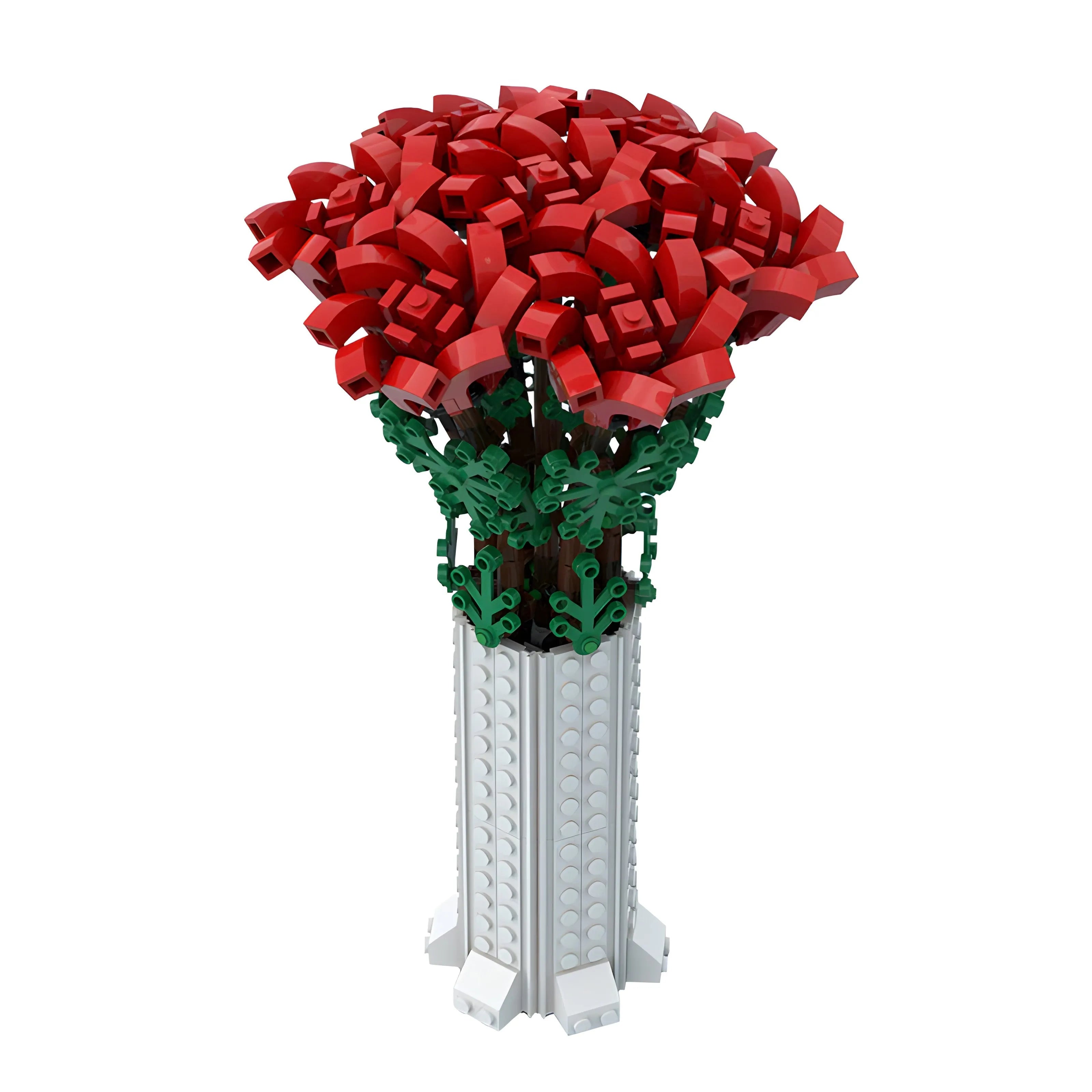 BOUQUET DE FLEURS AVEC VASE | 443PCS 