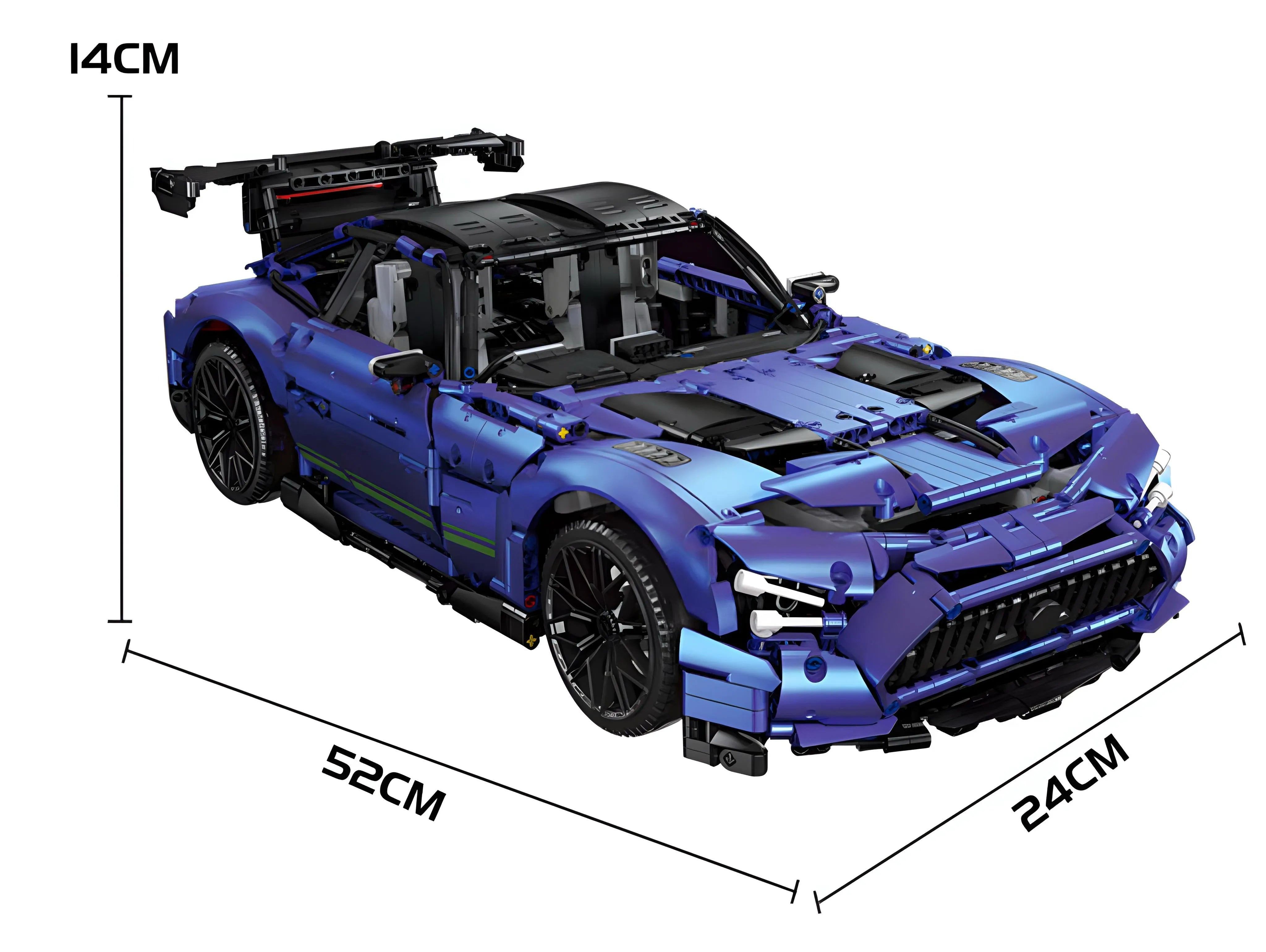 BLEU SATINÉ AMG GTR | 2887PCS