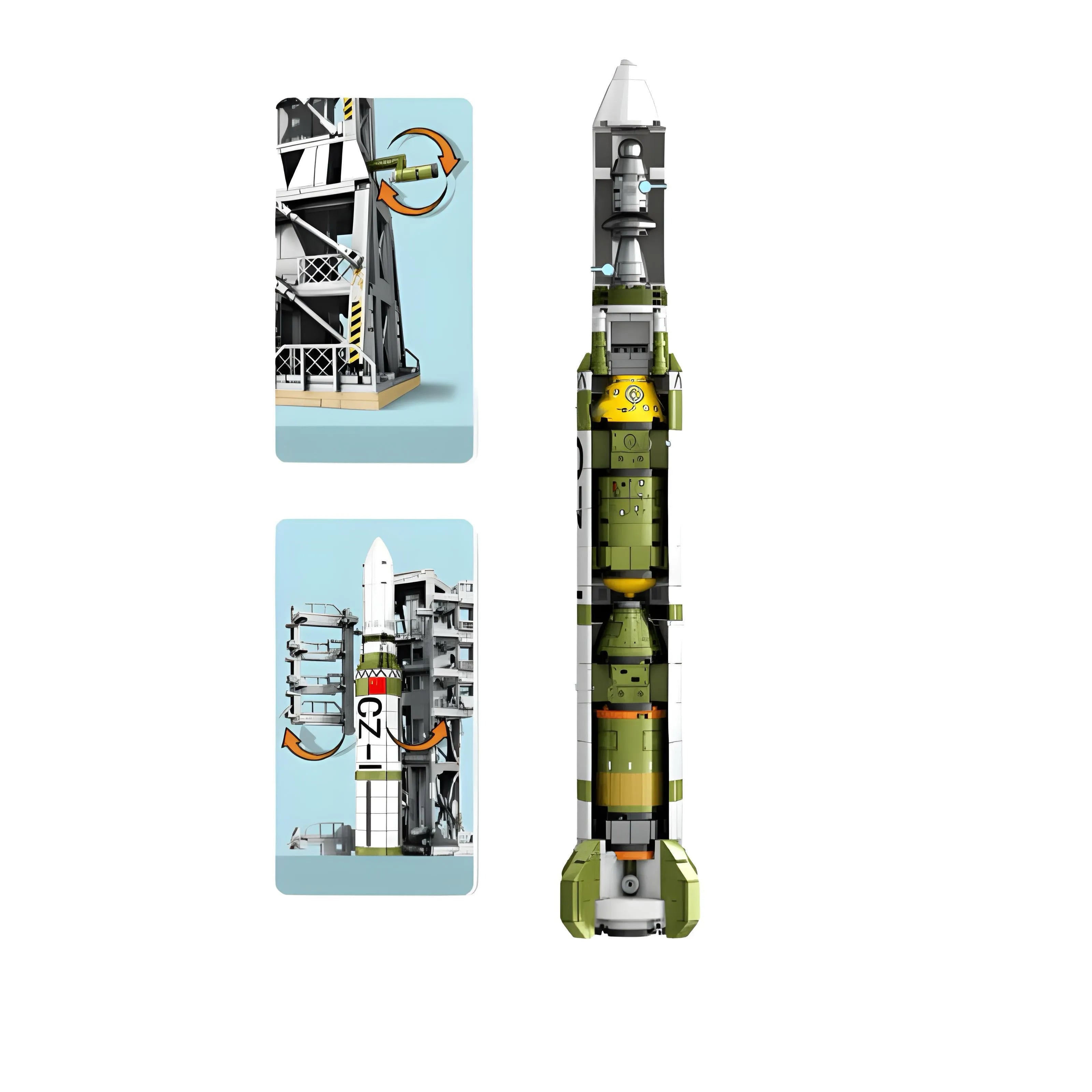 DONGFANGHONG SATELLITE LAUNCH PAD | 1626PCS