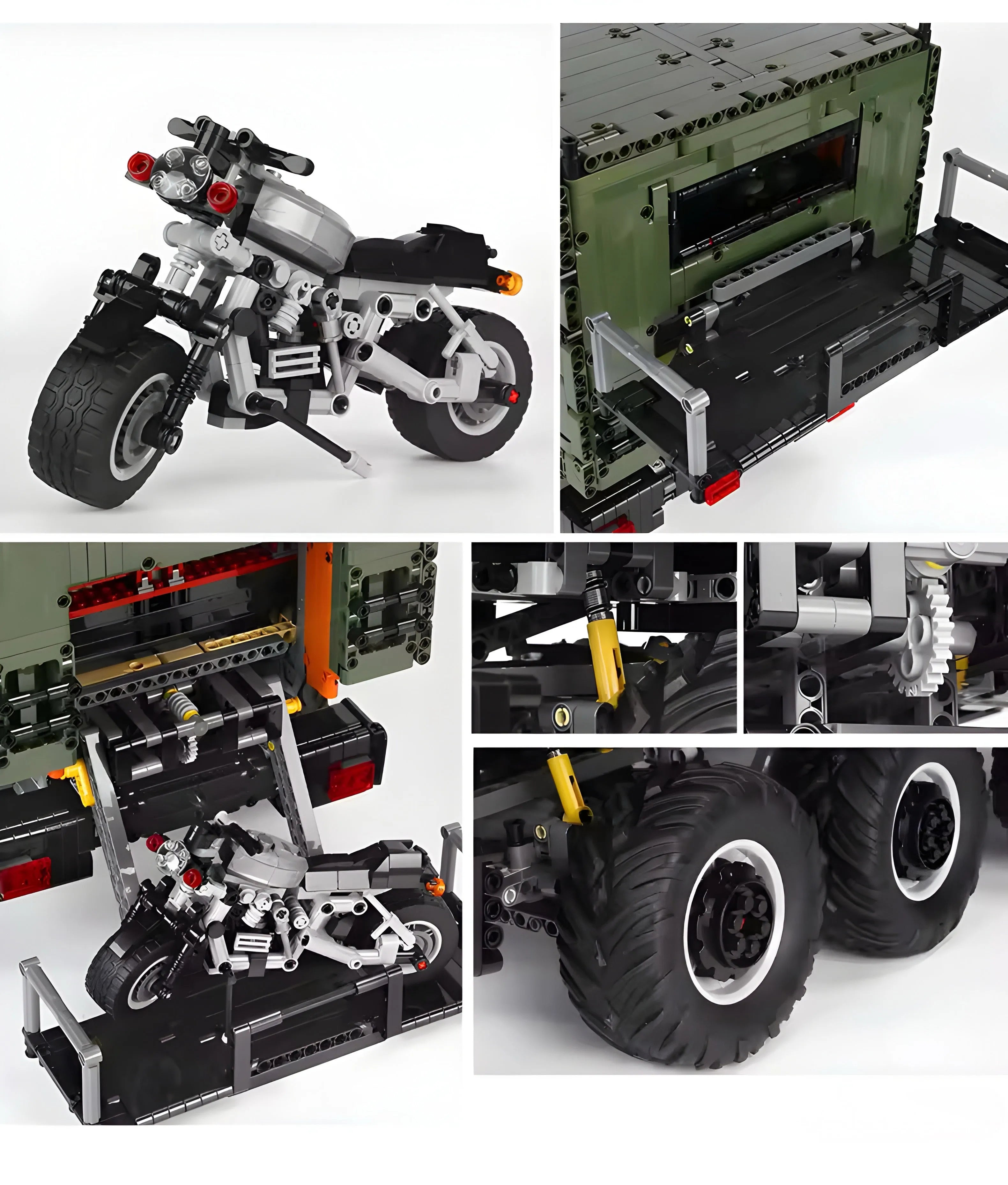 UNIMOG À 6 ROUES TÉLÉCOMMANDÉ | 6690PCS