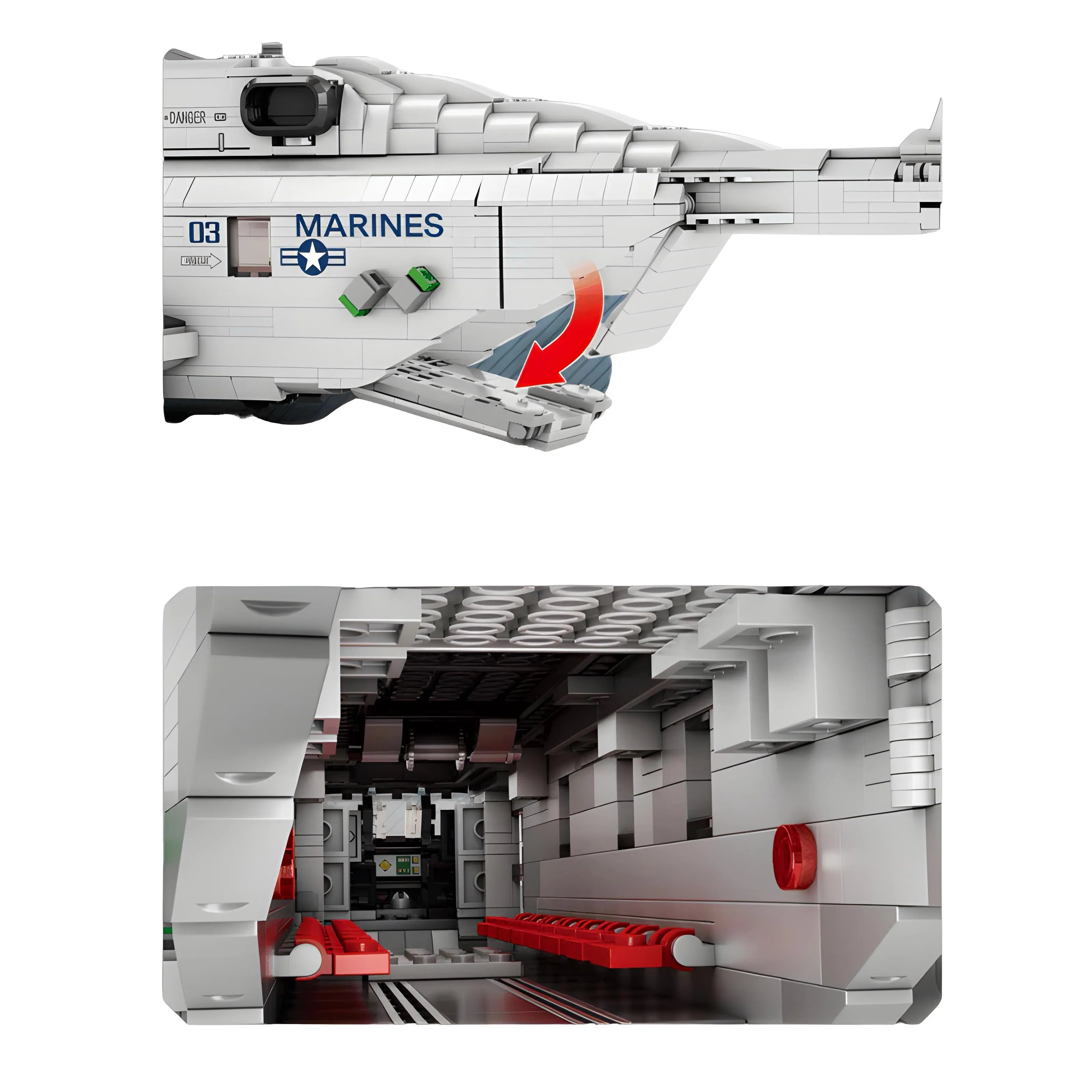 CH-53 TRANSPORTHUBSCHRAUBER | 2192 TEILE