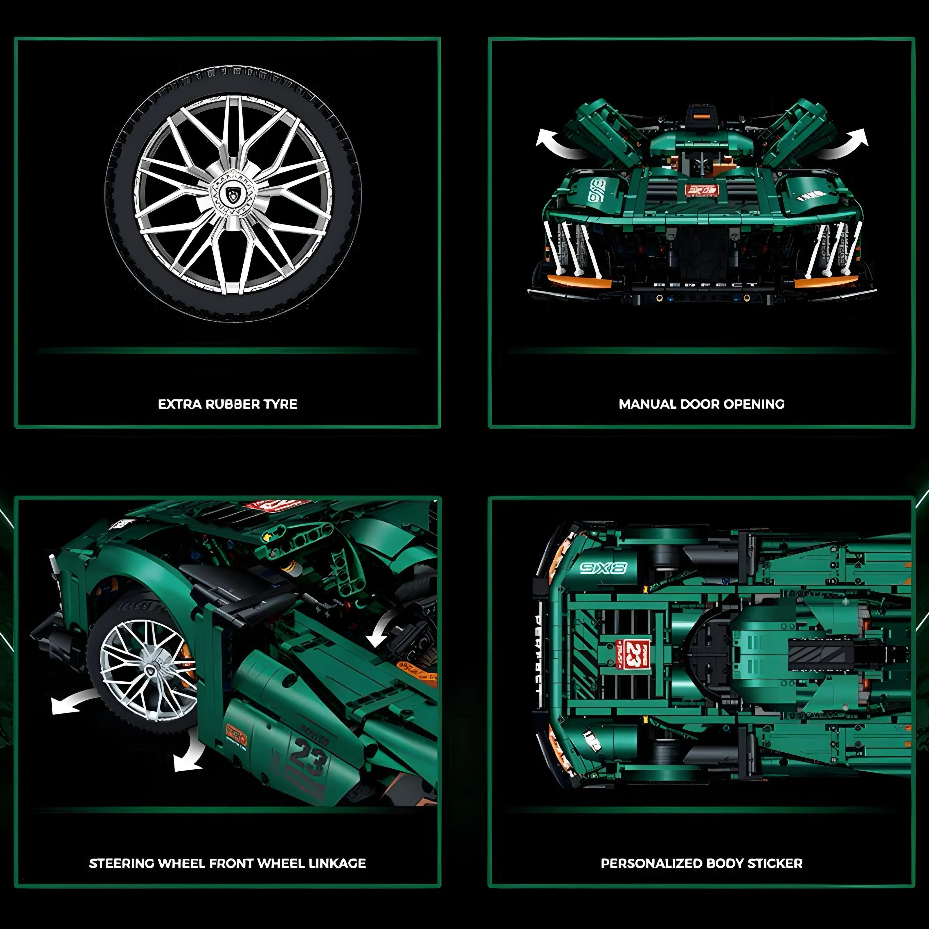 LA VOITURE DE COURSE ULTIME DE 24 HEURES | 3745 PIÈCES