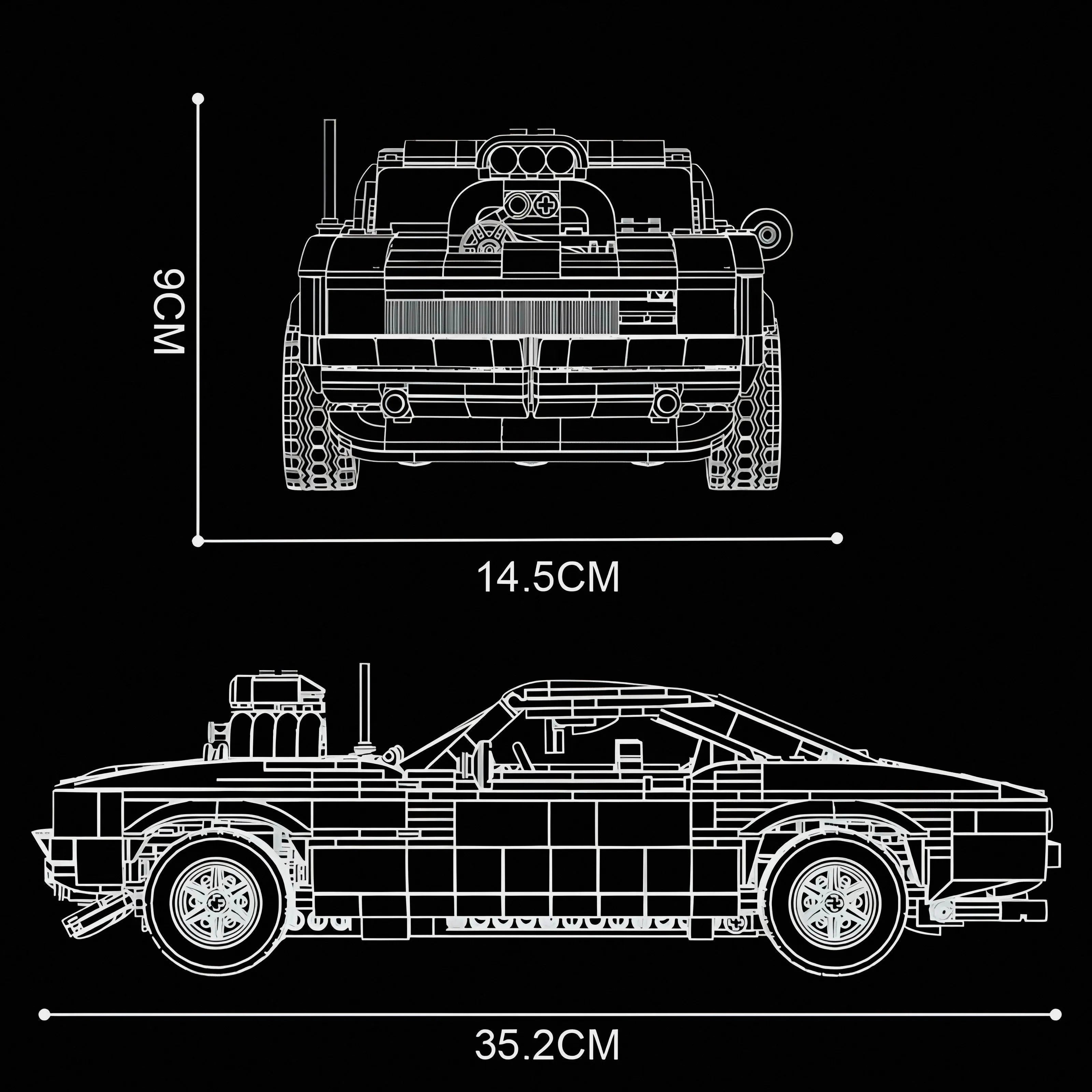 THE ICONIC SUPERCHARGED | 1439PCS