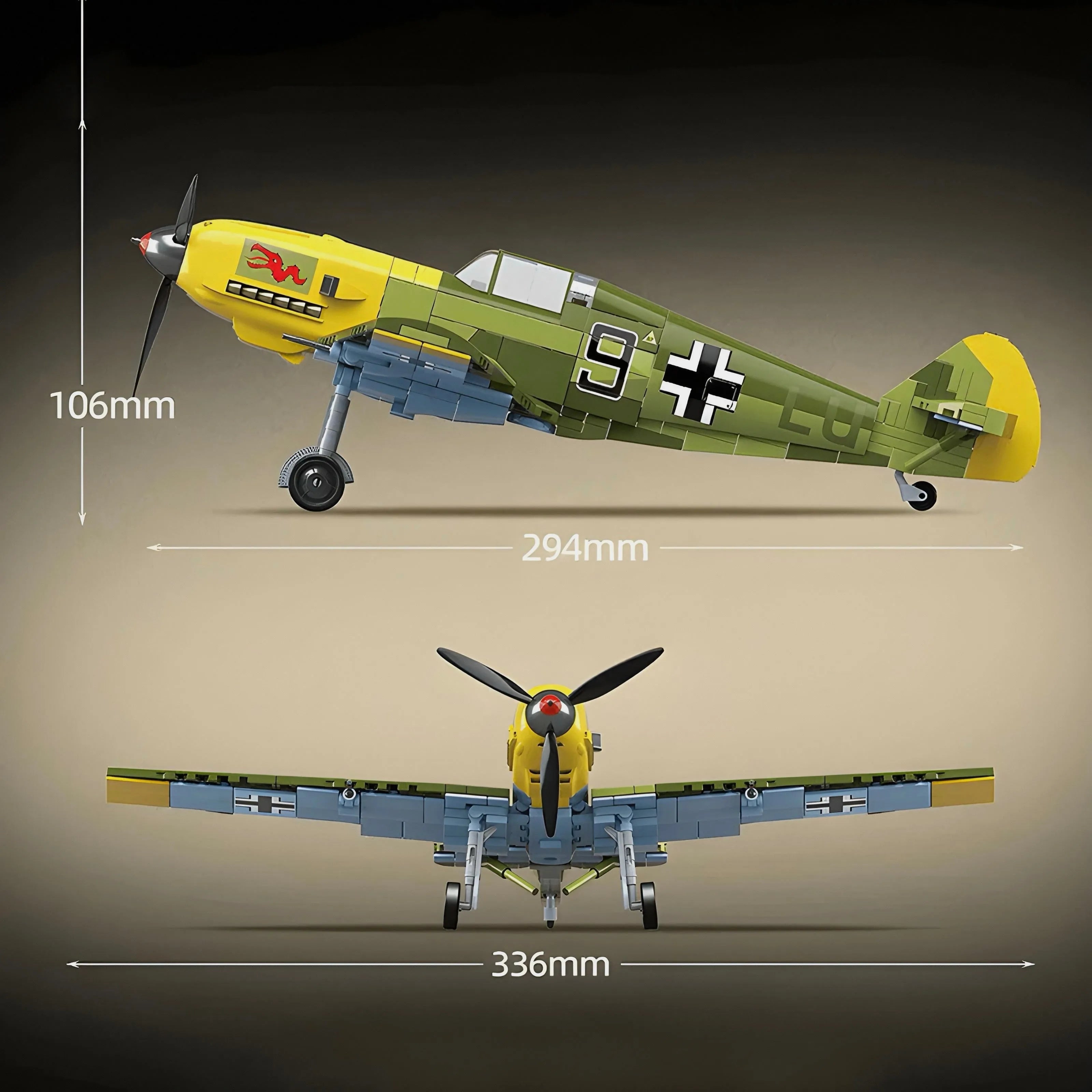 WWII DOGFIGHT LEGENDS-PAKET | 1314 TEILE