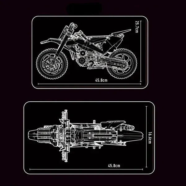 MOTO CROSS-BIKE | 1302 PIÈCES