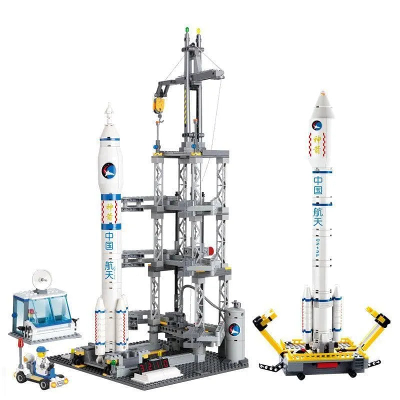 CZ-2F SPACE ROCKET LAUNCH STATION | 822PCS