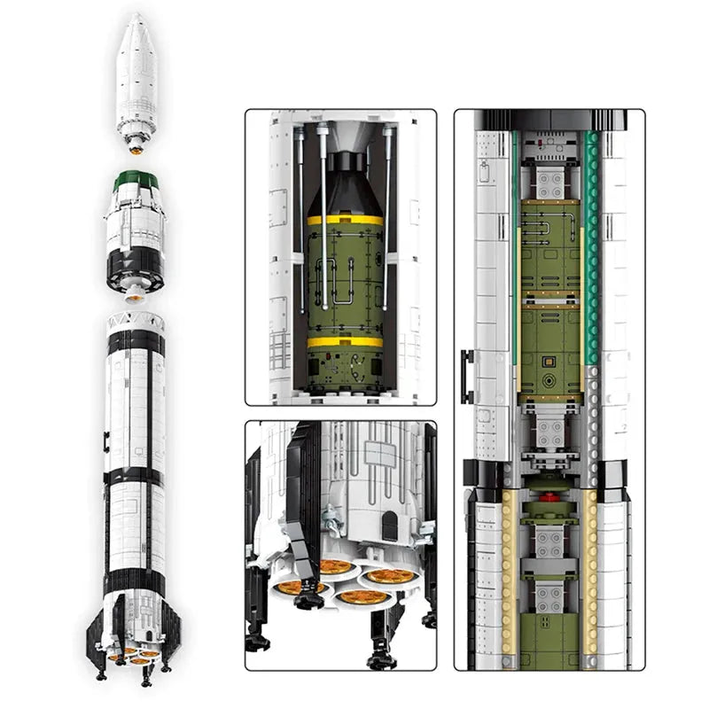 LANCEMENT DU DONG FANG HONG CZ-1 | 2146 PIÈCES 